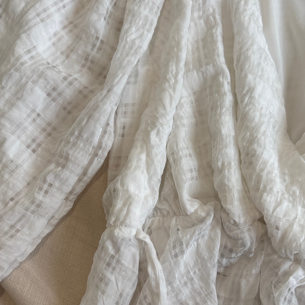 Lulus White Billowy Sleeve Top - Picture 3 of 4